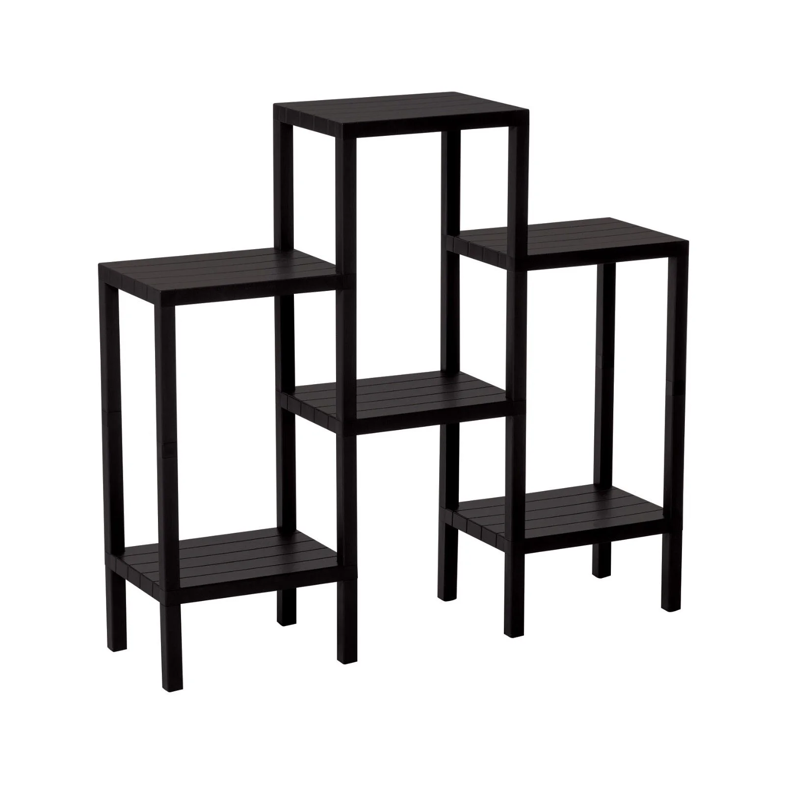 6 Raflı - Siyah Modüler Ünite Plastik 108x100x29 Cm Bx40 Fiyatı, Yorumları ve Özellikleri