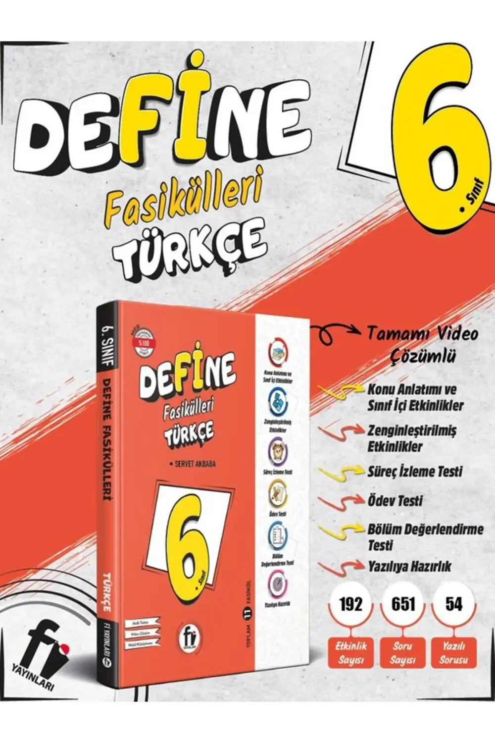 6. Sınıf Define Türkçe Fasikülleri 2026