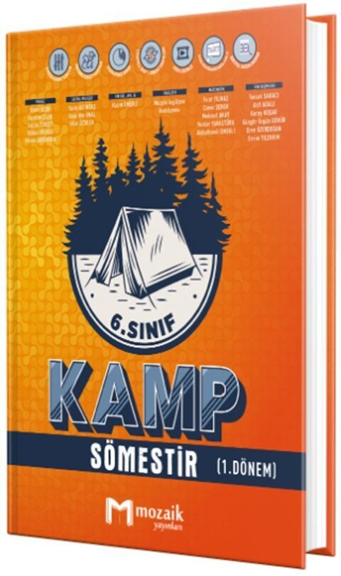 6. Sınıf Kamp Sömestir 1. Dönem Mozaik Yayınları