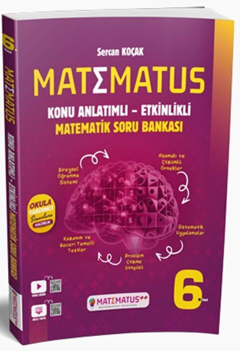 6. Sınıf Matematik Konu Anlatımlı Etkinlikli Soru Bankası Matemat