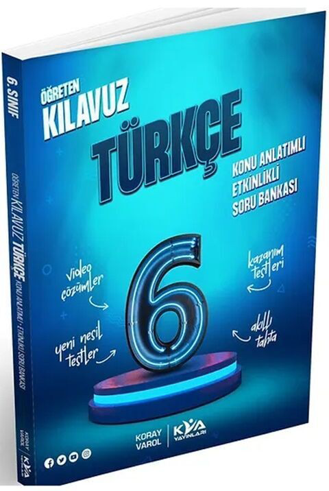 6. Sınıf Türkçe Öğreten Kılavuz Konu Anlatımlı Etkinlikli Soru Ba