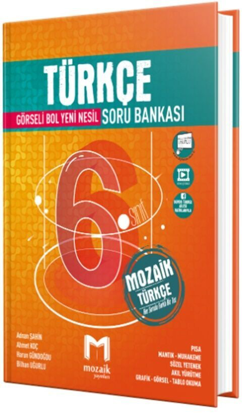 Mozaik Yayınları 6. Sınıf Türkçe Soru Bankası 
