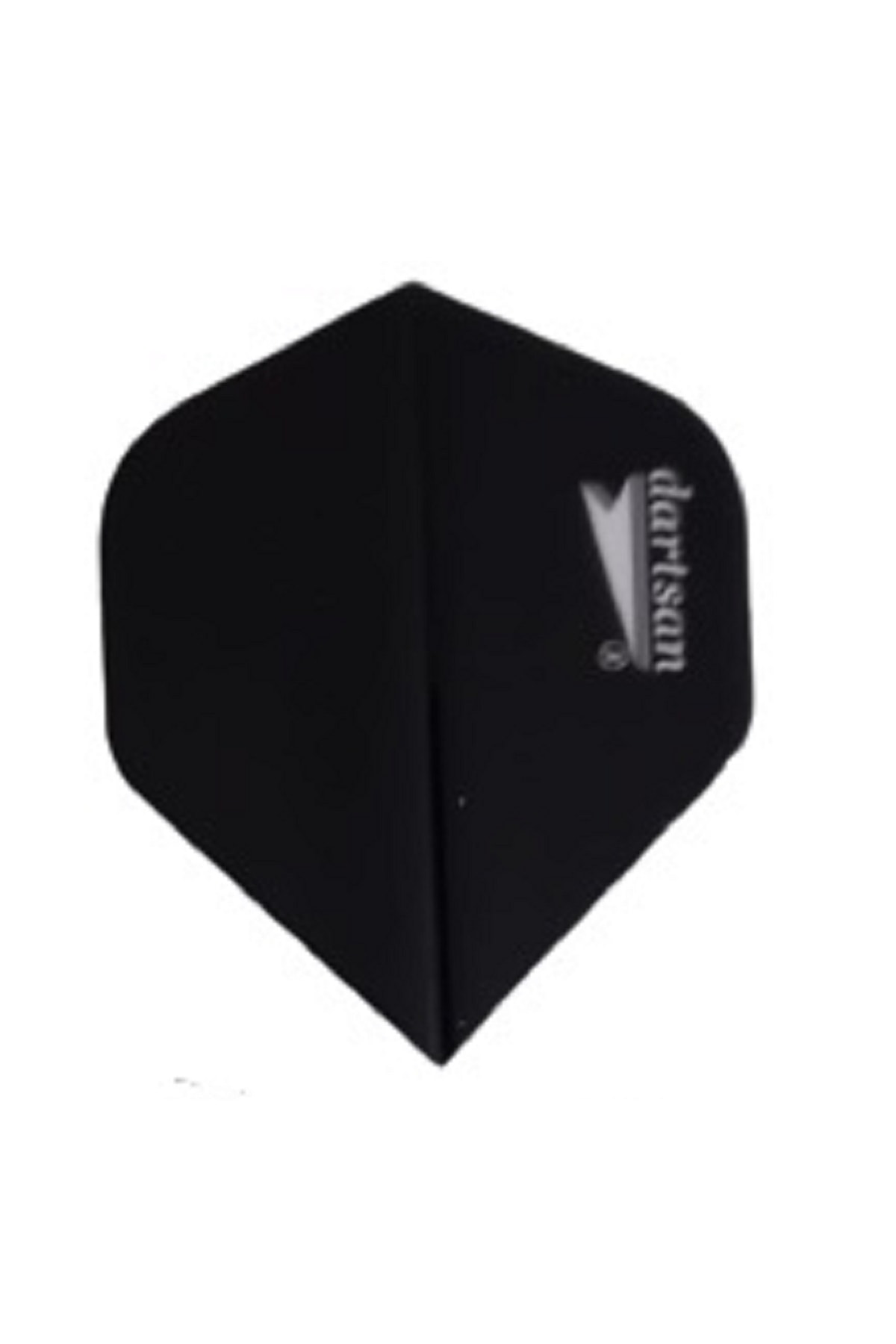 Dartsan 60 Adet (20 Set) Dart Flight-Flayt. Siyah. 100 Micron Pet