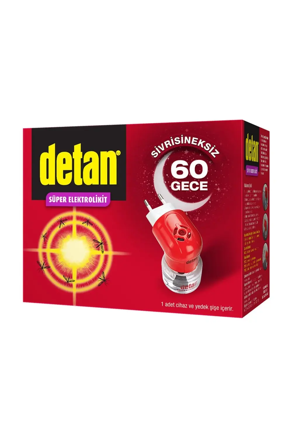 60 Gece Elektrolikit Cihaz + Yedek