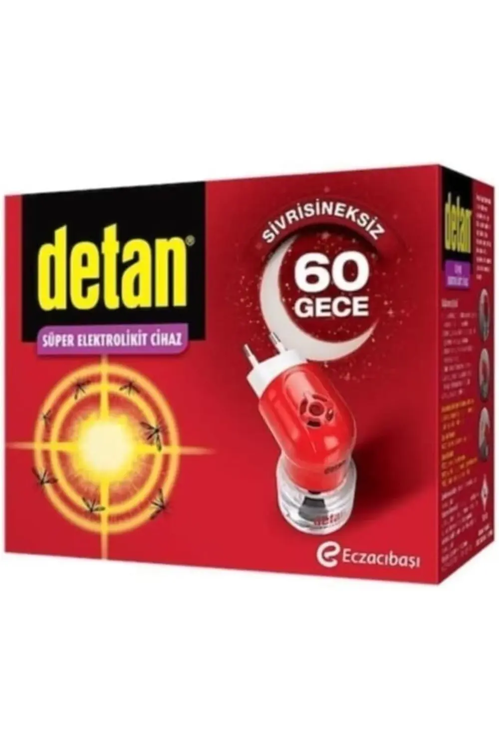 60 Gece Süper Elektrolikit Sivrisinek Kovucu Cihaz + Yedek