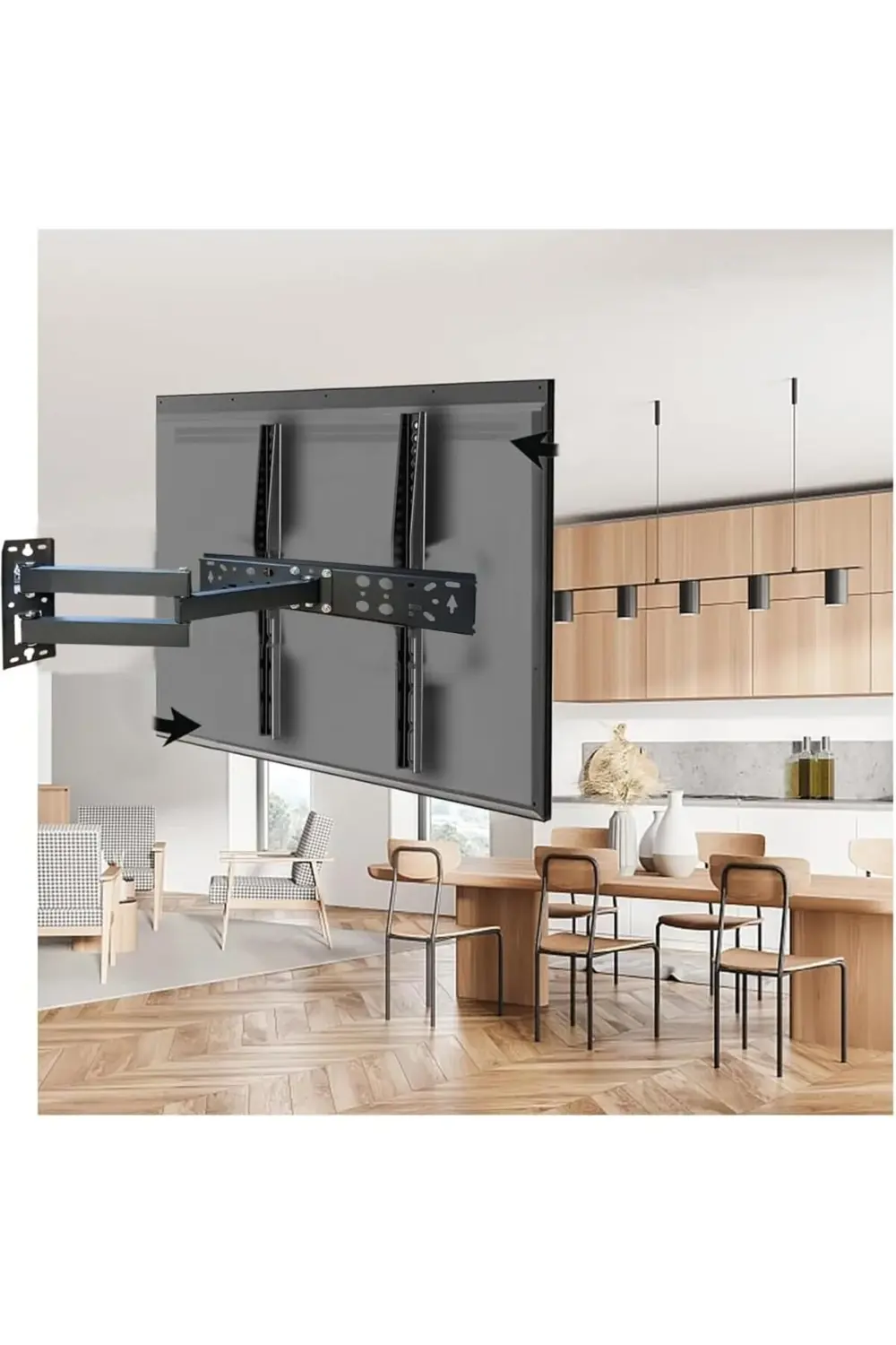 60 inç'e kadar (YENİ NESİL TV) Uyumlu LCD LED Televizyon Askı Apa