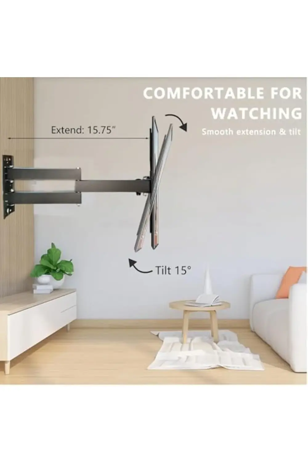 60 inç'e kadar (YENİ NESİL TV) Uyumlu LCD LED Televizyon Askı Apa