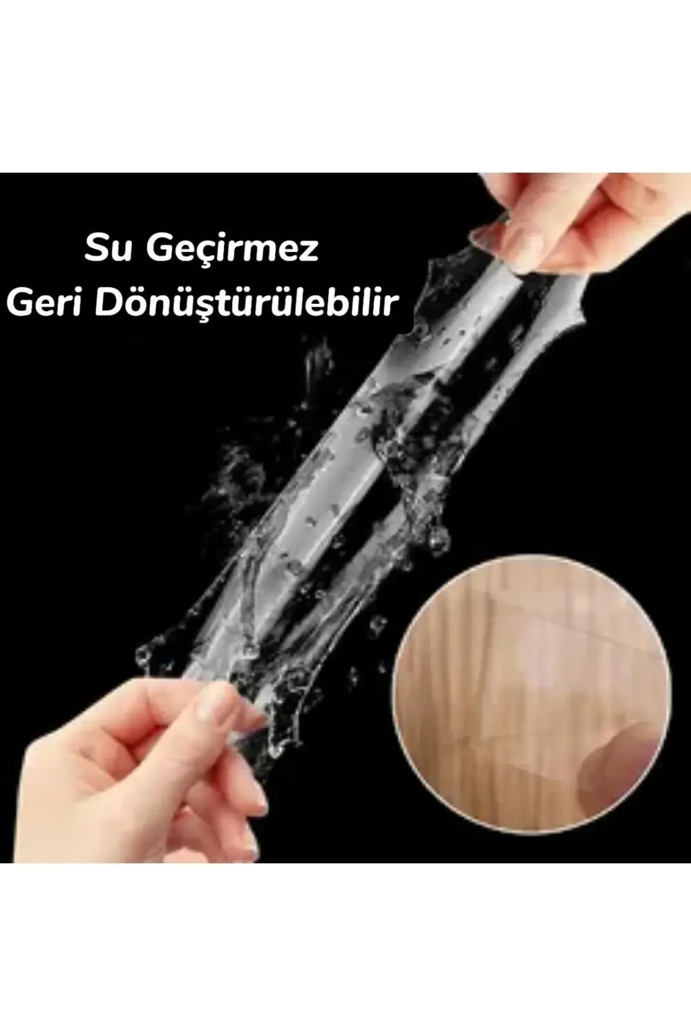 60 Parça Çok Amaçlı Çift Taraflı Bant Nano Bant Duvar Bandı Şeffa