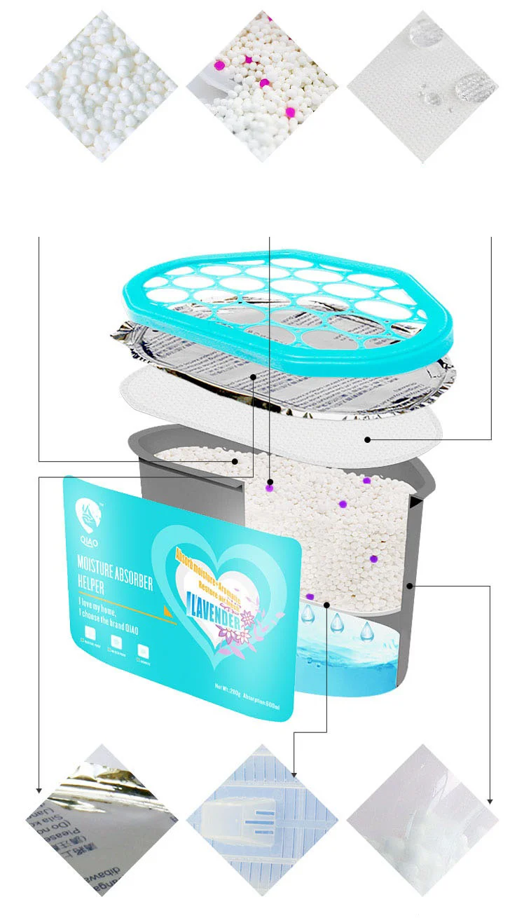 600 ML Nem Alıcı Rutubet  Aparat - Limonlu Mutfak Sn Banyo Küf Koku Alıcı Granül