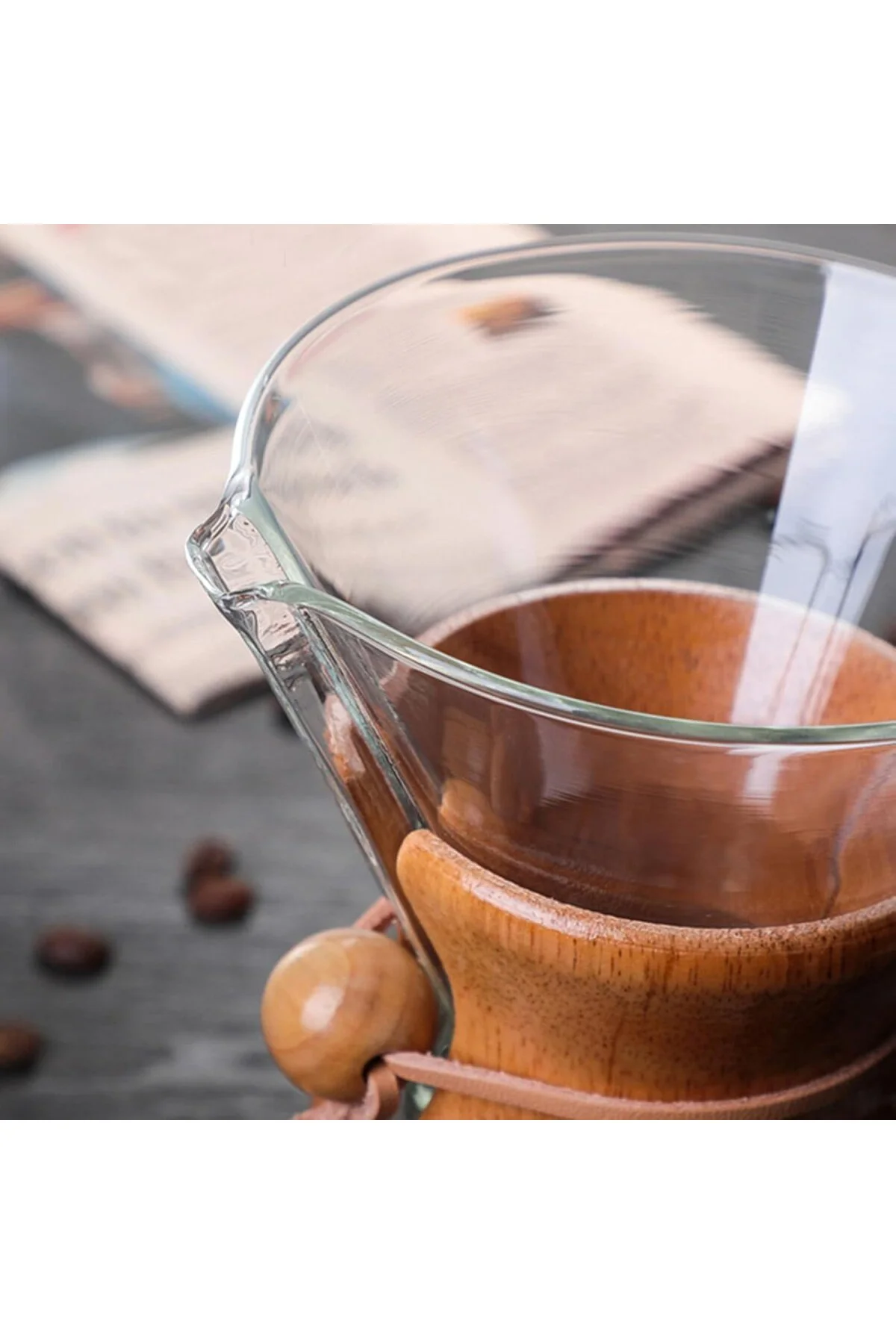 600 ml Termisil Borosilikat Cam Demleme Karafı – Kahve ve Bitki Ç