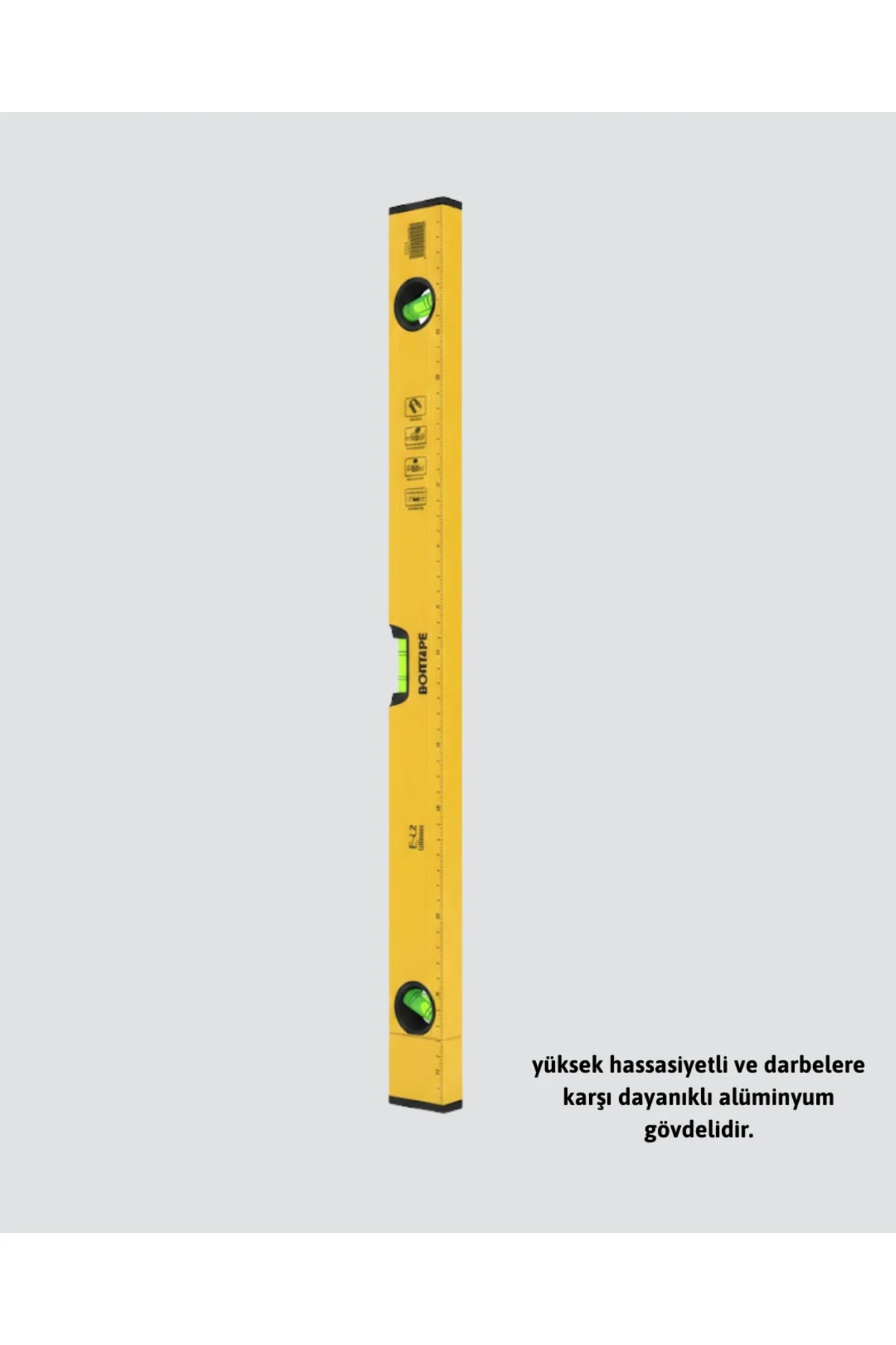 600 mm Su Terazisi Sarı Dayanıklı Gövde Hassas Ölçüm - Lisinya