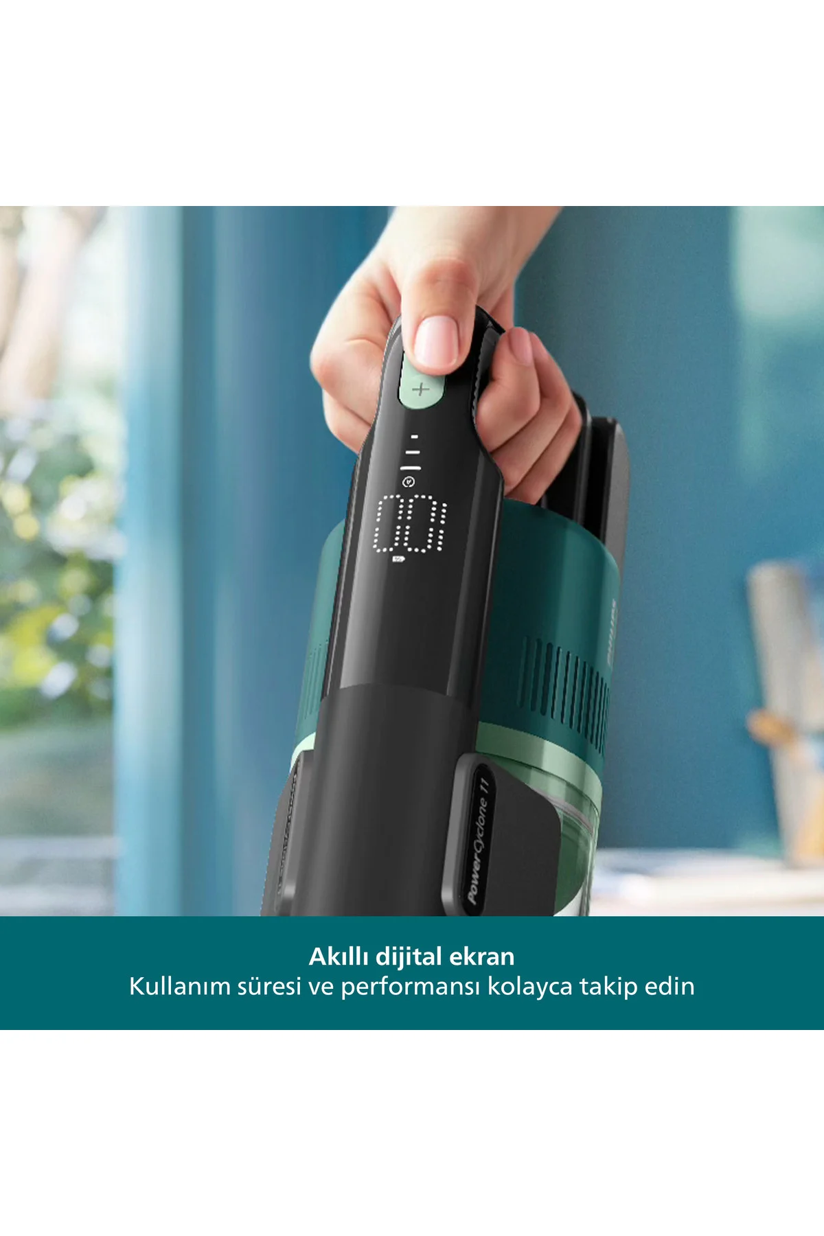 6000 Serisi Kablosuz Dik Süpürge, 25.2 V, PowerCyclone 11, TriActive LED başlık, XC6453/10