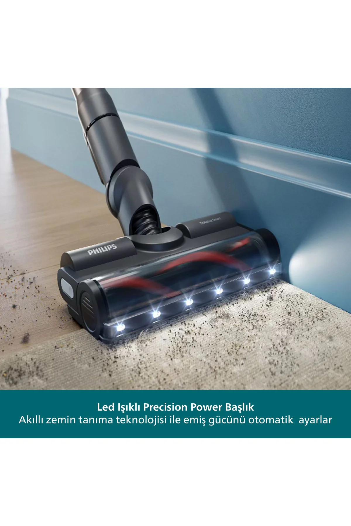 6000 Serisi Kablosuz Dik Süpürge, 25.2 V, PowerCyclone 11, TriActive LED başlık, XC6453/10