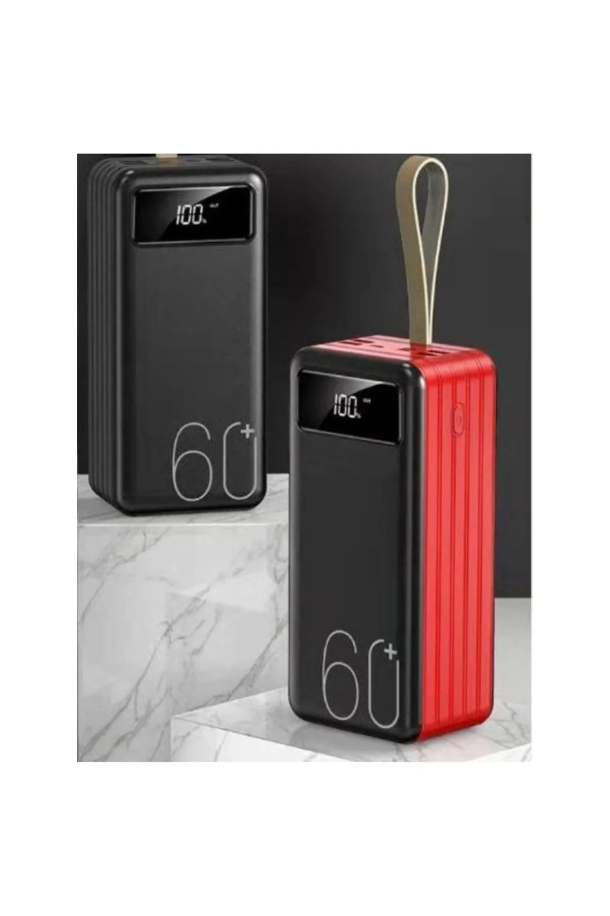 60.000 Mah Powerbank Taşınabilir Şarj Hızlı Dijital Göstergeli Ço