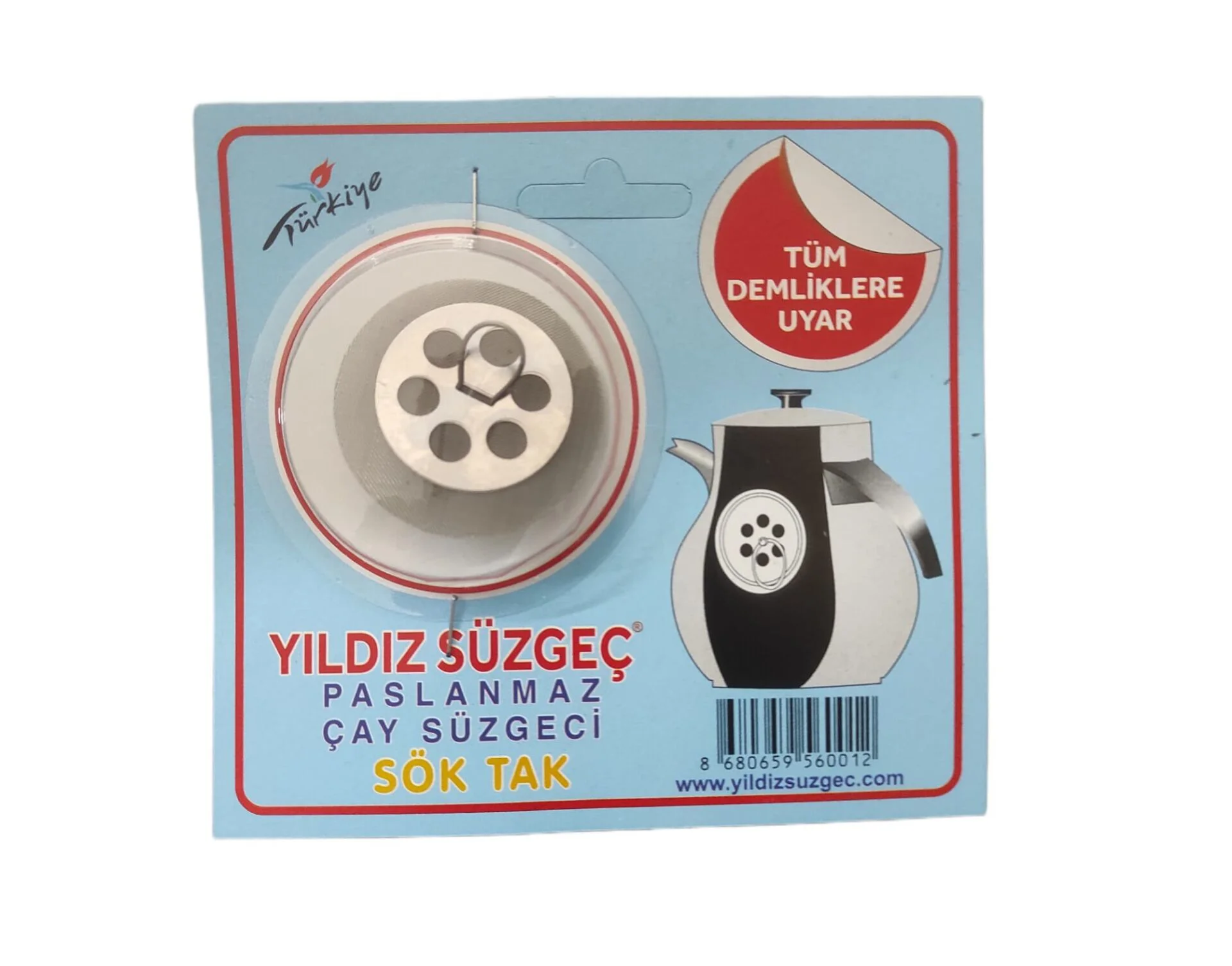 6001   Yıldız Sok Tak Demlik Çay Süzgeçı