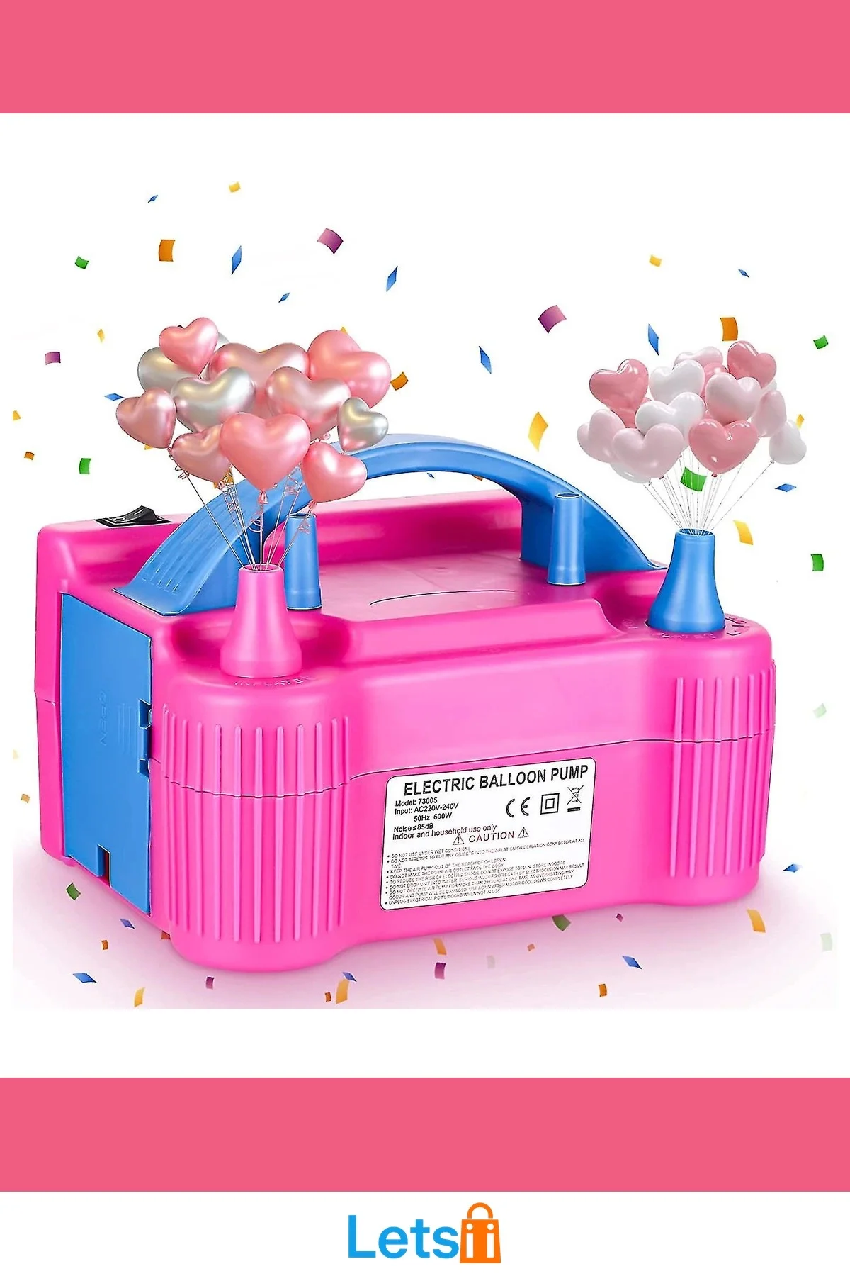 600W Hızlı Elektrikli Balon Şişirme Makinesi