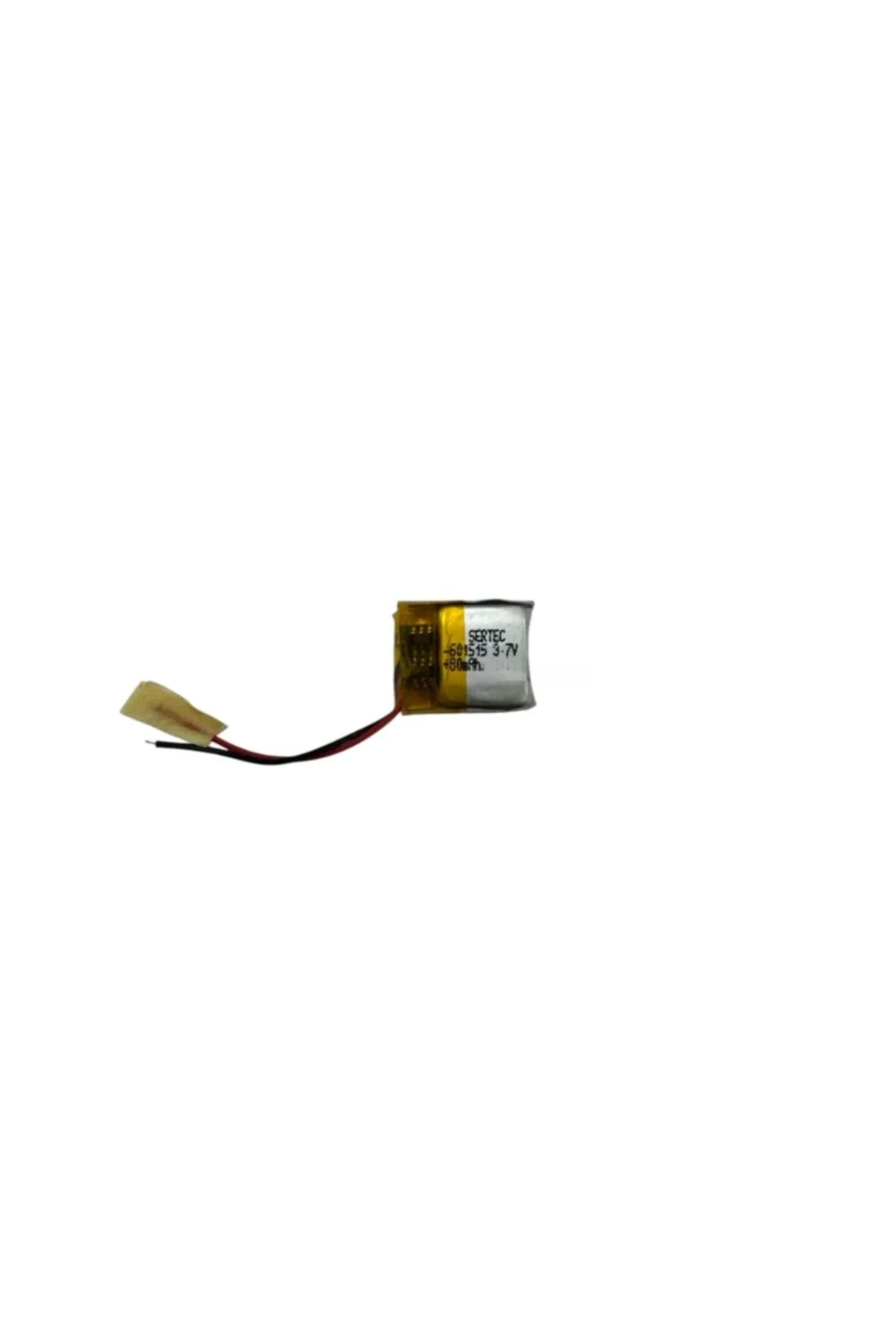 601515 3.7V 80Mah Li-Polymer Pil (Devreli/1.5A) 601515 3.7V 80Mah Li-Polymer Pil (Devreli/1.5A)
