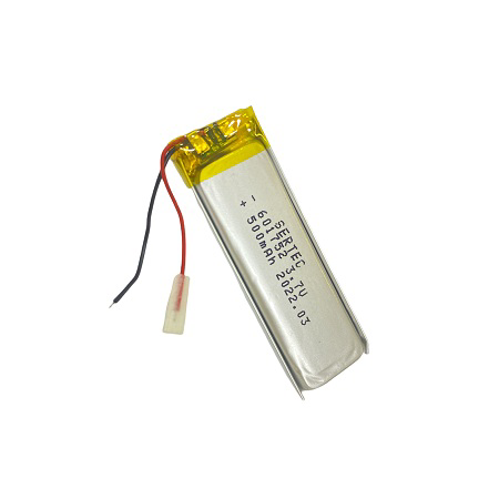 601752 3.7V 500 MAh Li-Polymer Pil Devreli/1.5A