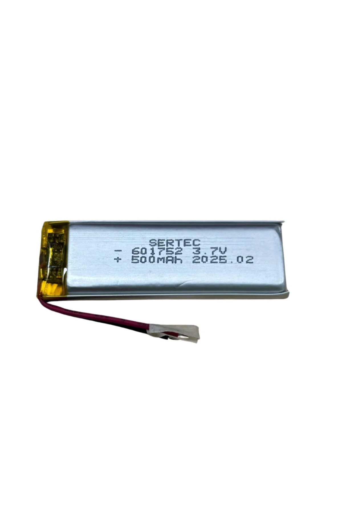 601752 3.7V 500 Mah Li-Polymer Pil (Devreli/1.5A) 601752 3.7V 500 Mah Li-Polymer Pil (Devreli/1.5A)
