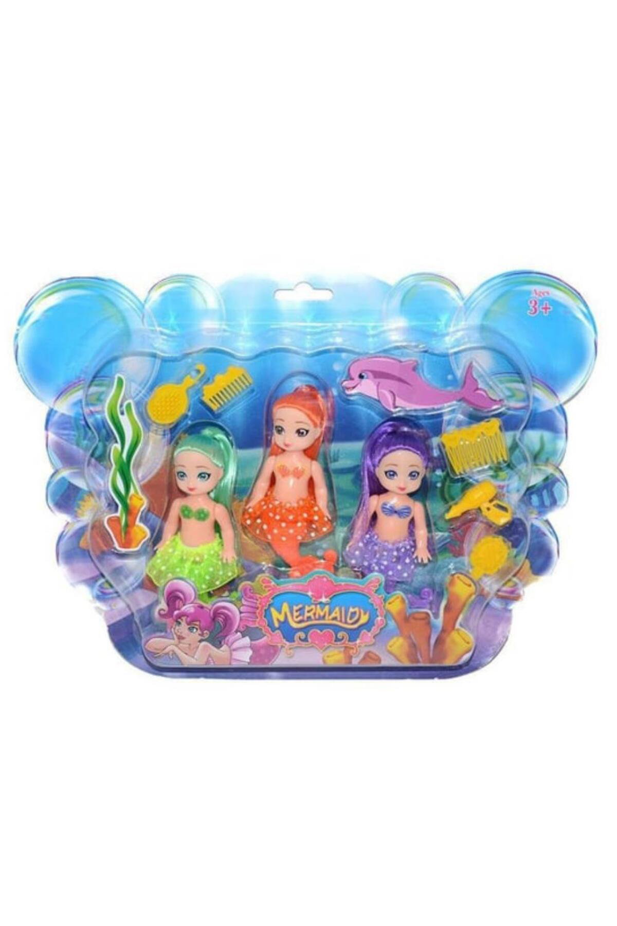 6021 - DENİZ KIZI AKSESUARLI 3 LÜ KARTELA (Lisinya)