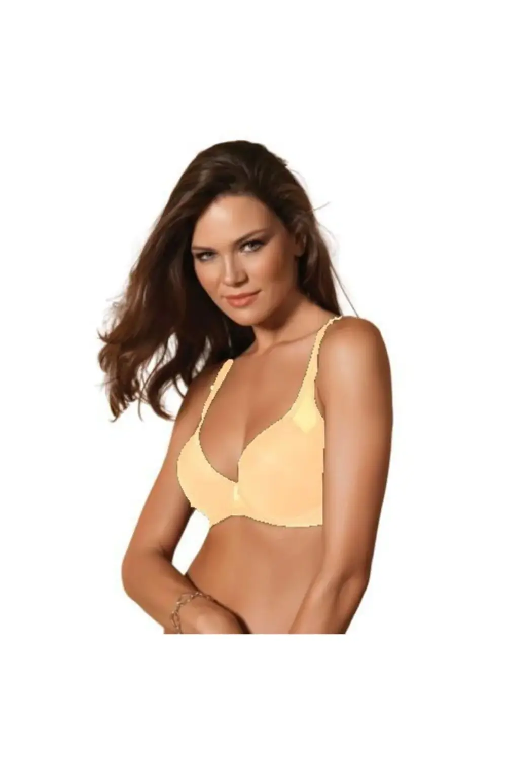 6025 B Cup Süngerli Desteksiz Sütyen