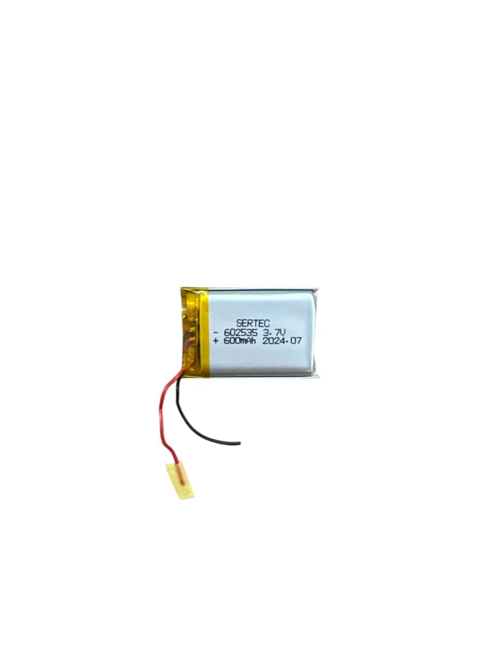 602535 3.7V 600 MAh Li-Polymer Pil Devreli/1.5A 602535 3.7V 600 MAh Li-Polymer Pil Devreli/1.5A