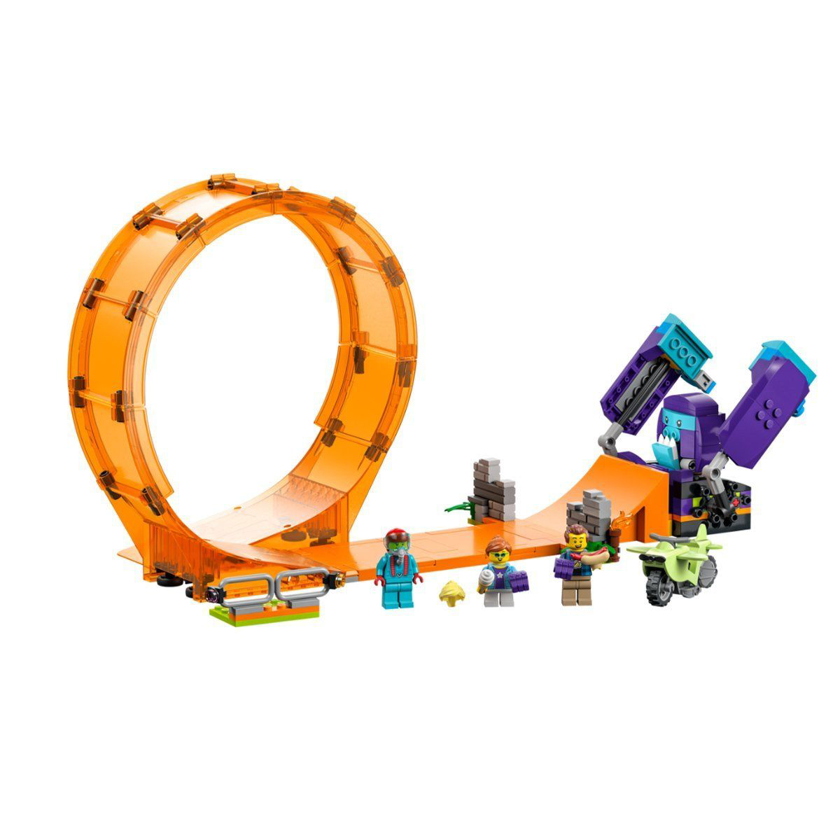 60338 Lego City - Şempanze Yumruğu Gösteri Çemberi, 226 parça, +7
