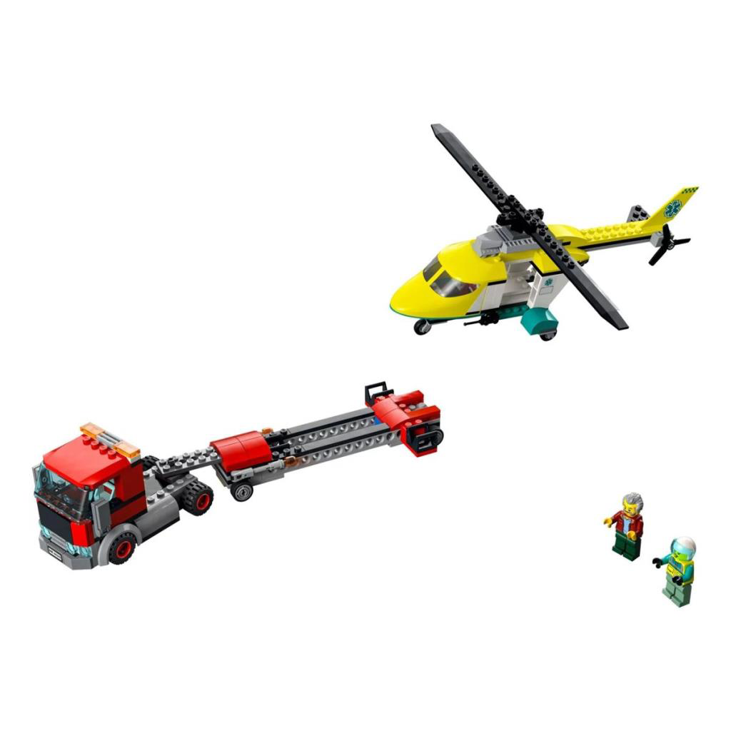 60343 LEGO® City - Kurtarma Helikopteri Nakliyesi 215 parça +5 ya 60343 LEGO® City - Kurtarma Helikopteri Nakliyesi 215 parça +5 ya