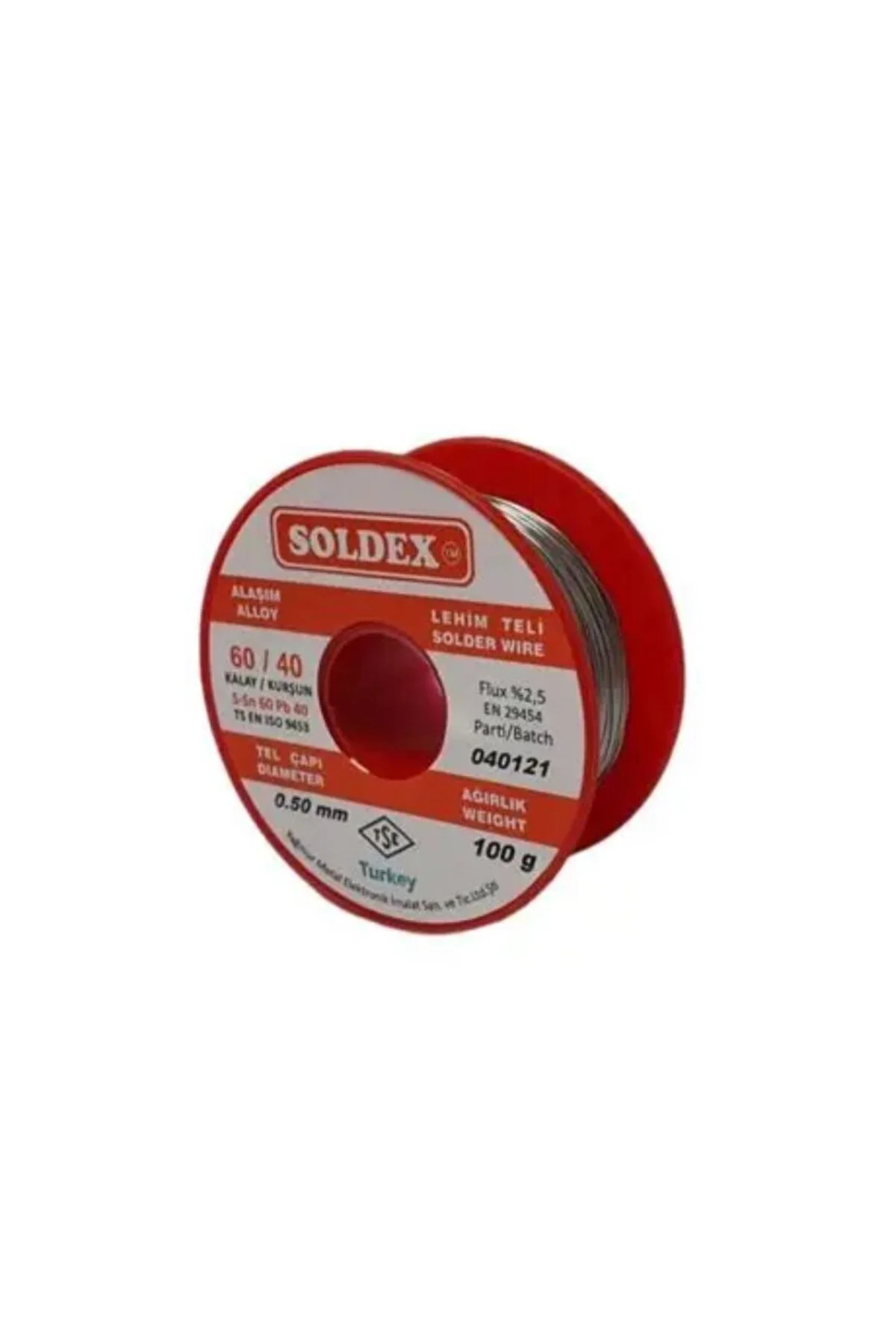 60/40 Lehim Teli 100 Gr 0,50 Mm (sn:60 / Pb:40) 60/40 Lehim Teli 100 Gr 0,50 Mm (sn:60 / Pb:40)