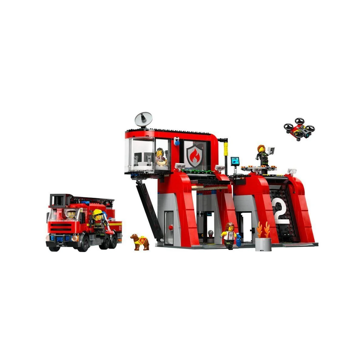 60414 Lego City İtfaiye Kamyon ve İtfaiye Merkezi 843 parça +6 yaş Fiyatı, Yorumları ve Özellikleri