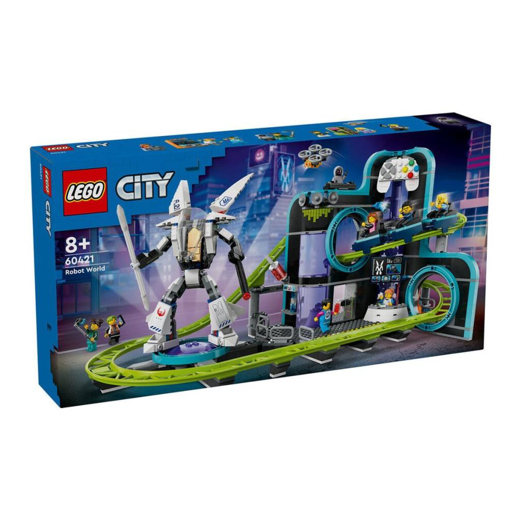 60421 City Robot Dünyası Hız Treni Parkı 986 parça +8 yaş 60421 City Robot Dünyası Hız Treni Parkı 986 parça +8 yaş