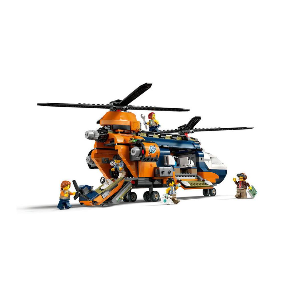 60437 Lego City Orman Kaşifinin Helikopteri Kamp Yerinde 881 parç