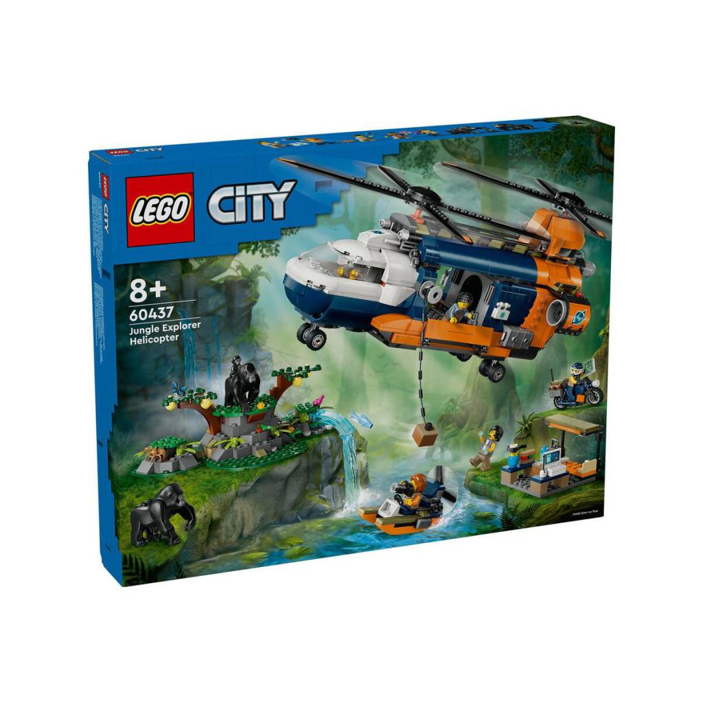 60437 Lego City Orman Kaşifinin Helikopteri Kamp Yerinde 881 parç