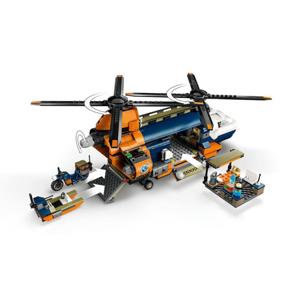 60437 Lego City Orman Kaşifinin Helikopteri Kamp Yerinde 881 parç