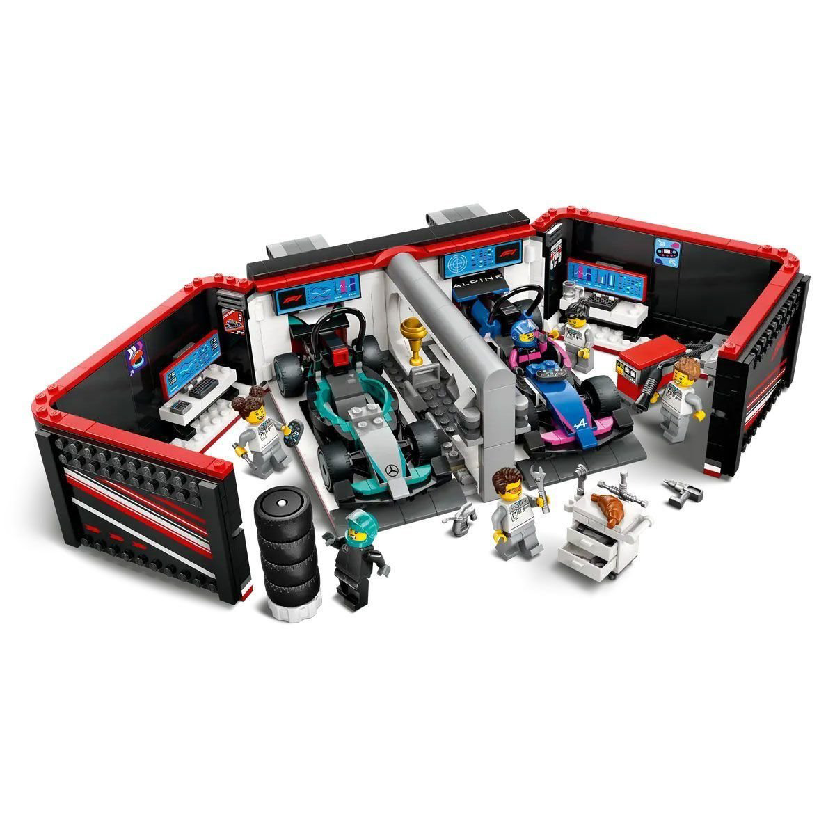 60444 Lego City F1 Garajı ve Mercedes-AMG ve Alpine Arabaları 678