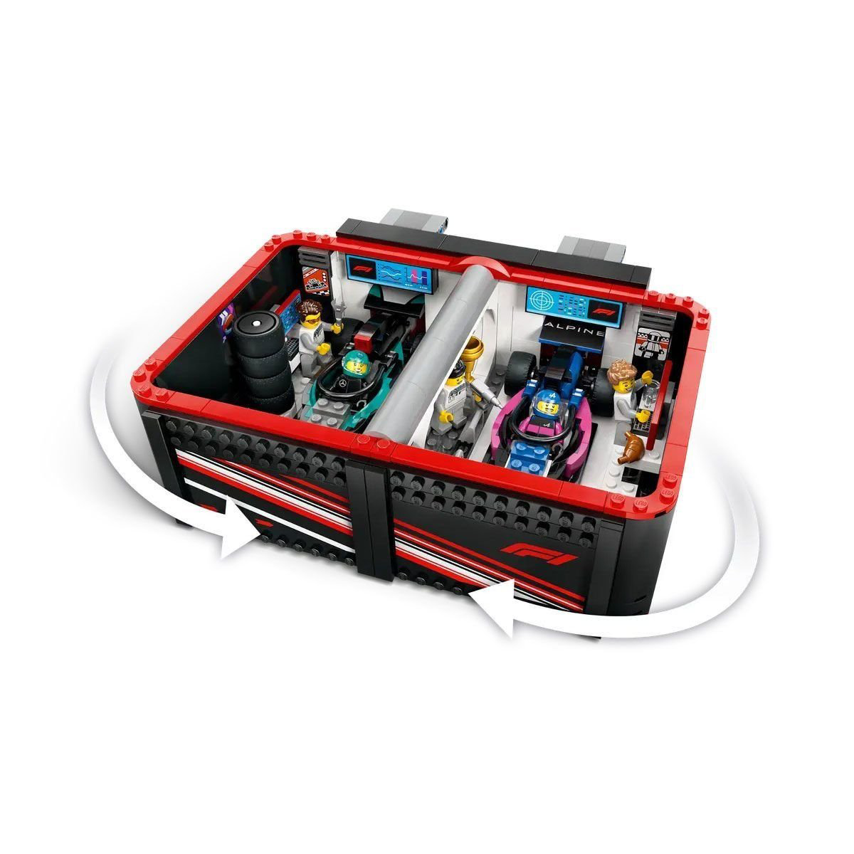 60444 Lego City F1 Garajı ve Mercedes-AMG ve Alpine Arabaları 678