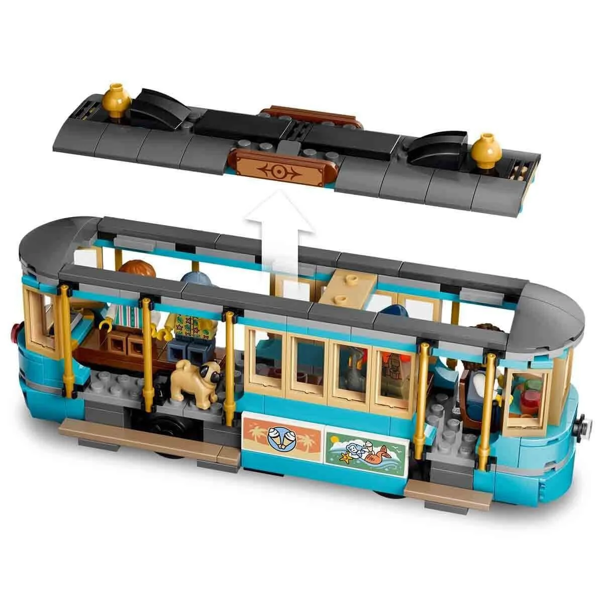 60506 Lego City Klasik Plaj Tramvayı 693 parça +7 yaş Fiyatı, Yorumları ve Özellikleri