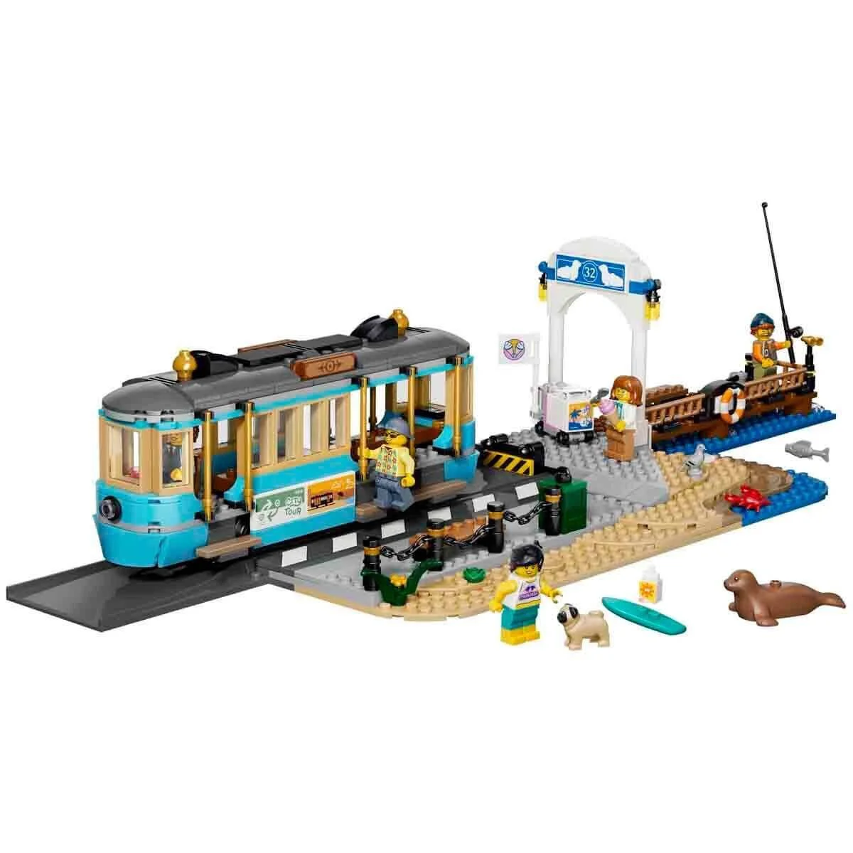 60506 Lego City Klasik Plaj Tramvayı 693 parça +7 yaş Fiyatı, Yorumları ve Özellikleri