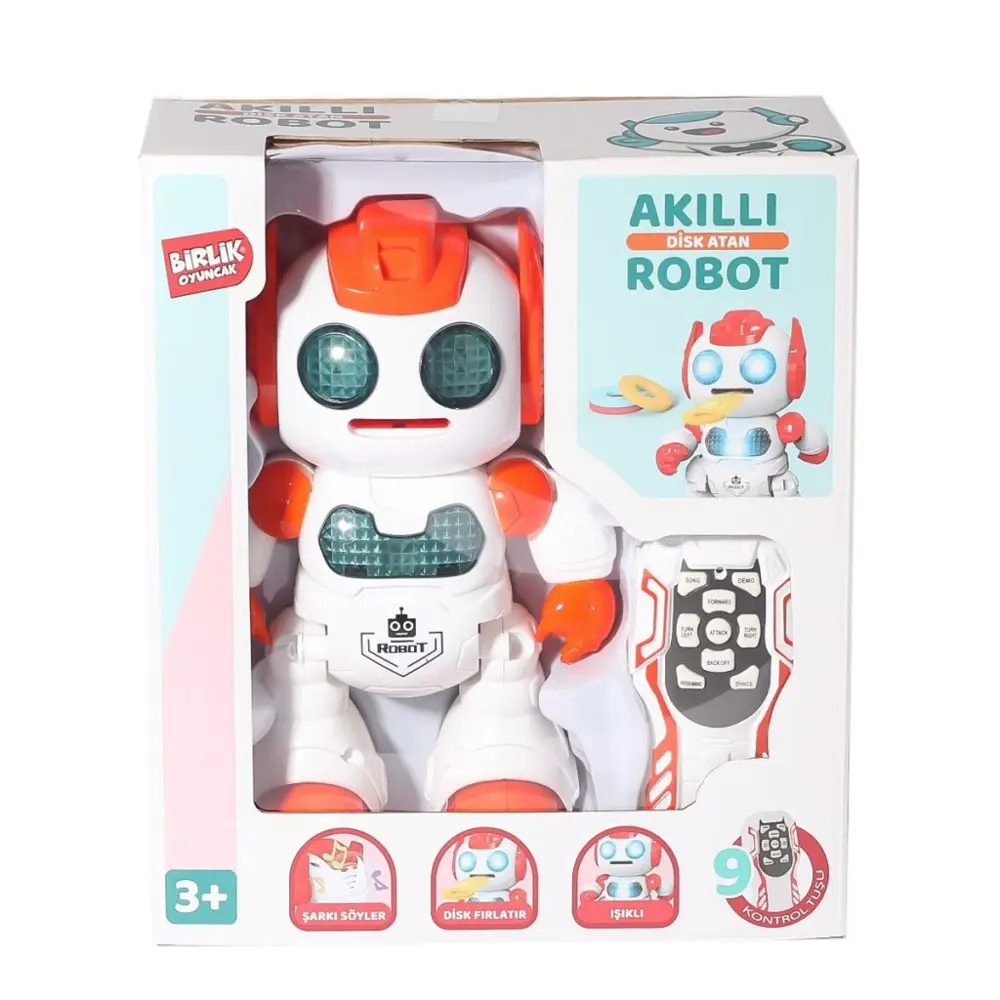 606-30 Kumandalı Programlanabilir Disk Atan Akıllı Robot -Birlikt 606-30 Kumandalı Programlanabilir Disk Atan Akıllı Robot -Birlikt