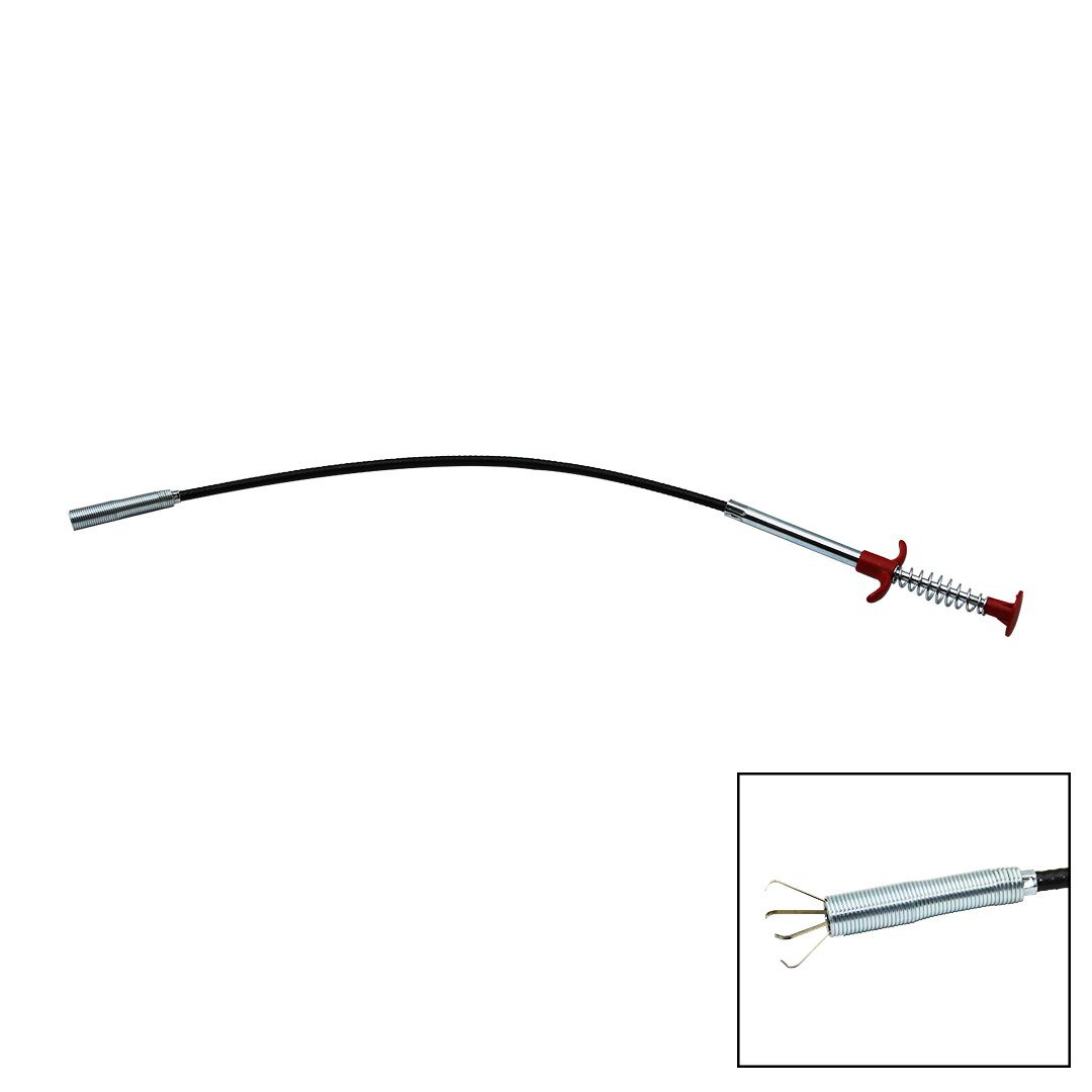 60CM YAYLI LAVABO - GİDER TEMİZLEME KISKAÇ ÇUBUK (4490)