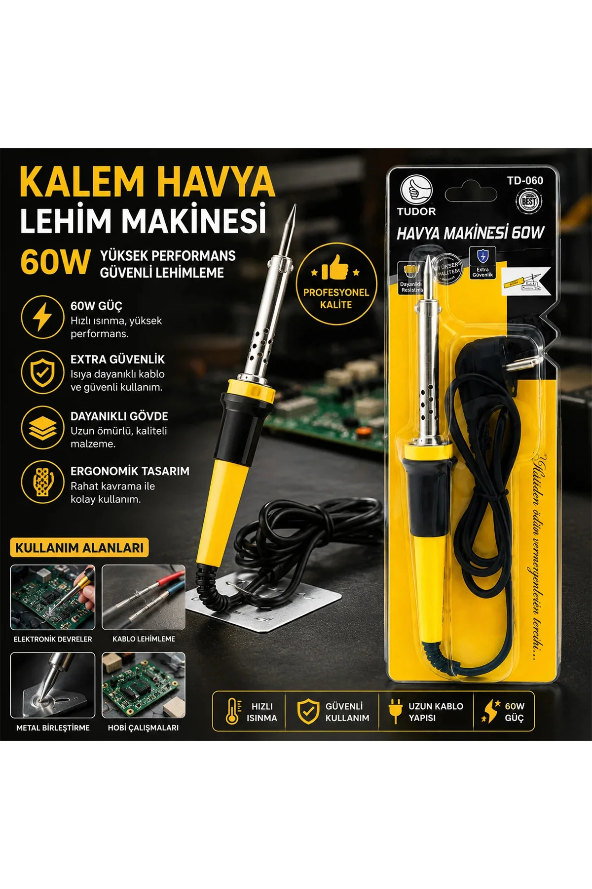 60W Kalem Havya 220V - Lehimleme Aleti