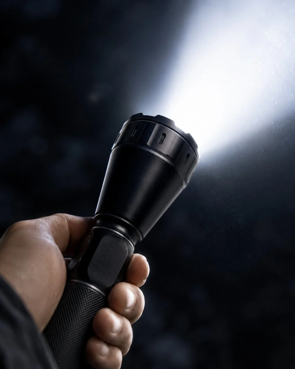 60W Profesyonel Şarjlı El Feneri 9000mAh Güçlü LED Aydınlatma