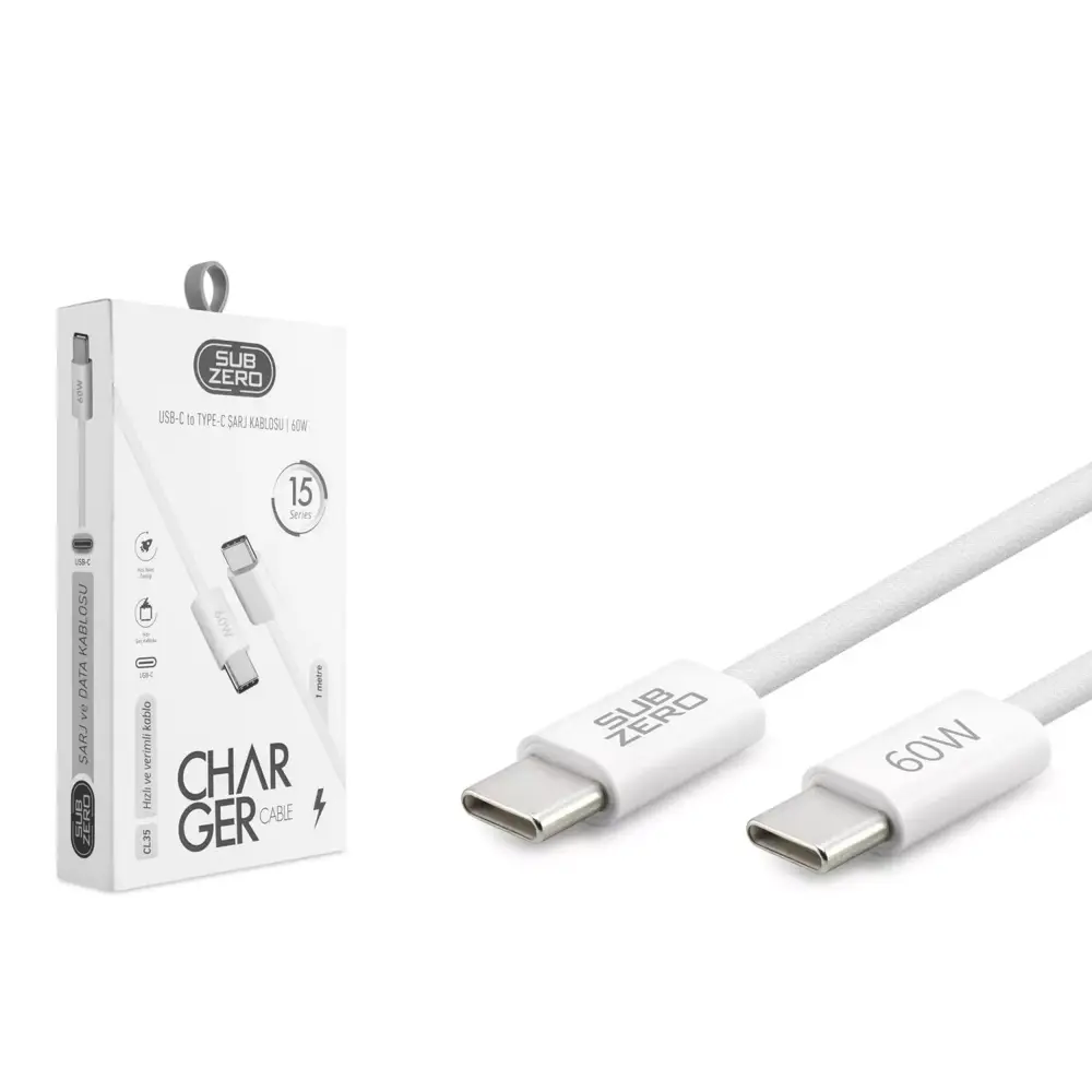 60W type-c type-c kablo
