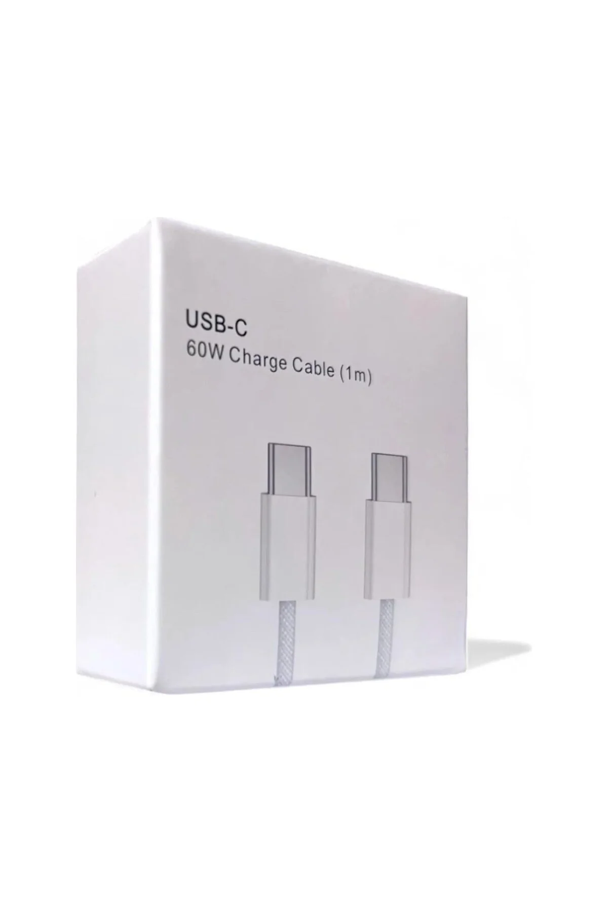 60W USB-C Şarj Kablosu, iPhone 15, 15 Plus, 15 Pro, 15 Pro Max ile Uyumlu, 1 Metre, Hızlı Şarj