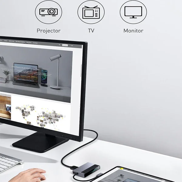 6’1 Type-C HDMI Multiport Hub | 4K@60Hz 100W PD Fiyatı, Yorumları ve Özellikleri