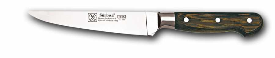 61002YM - Sürmene Yöresel Mutfak Bıçağı 15 cm TdrTR