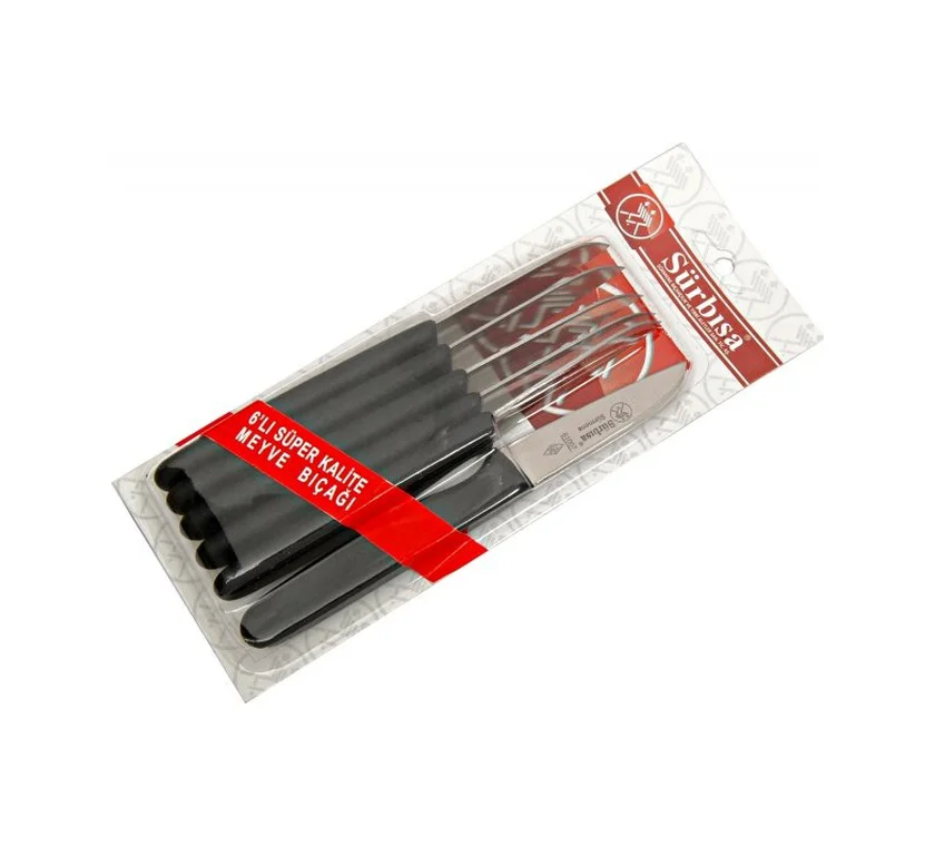 61007 - Sürmene Meyve Bıçağı 7,5 Cm 6 Lı Diğer