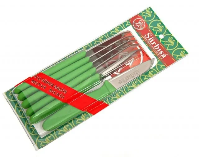 61007 - Sürmene Meyve Bıçağı 7,5 Cm 6 Lı 61007 - Sürmene Meyve Bıçağı 7,5 Cm 6 Lı - Görsel 2