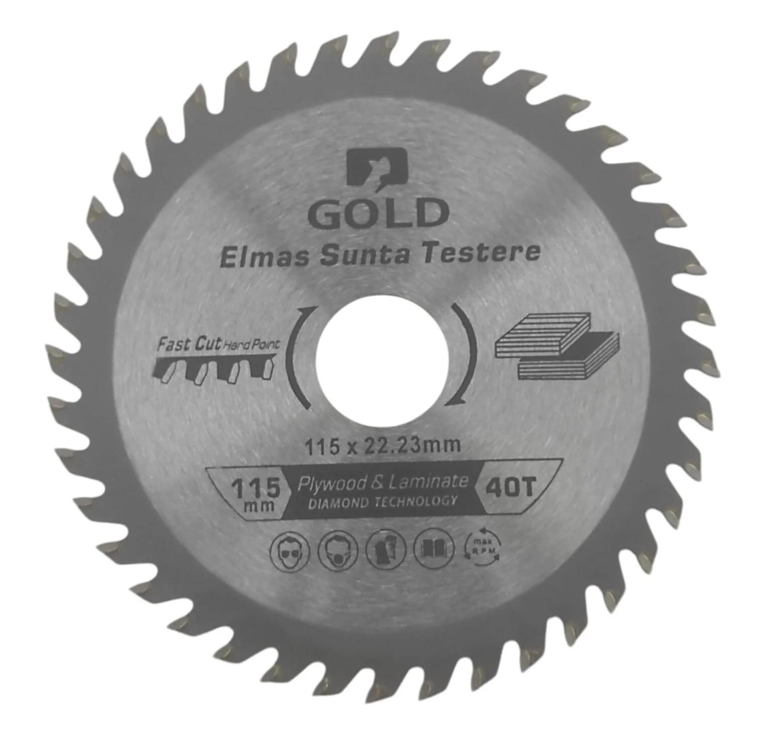 6115   Gold 40T Elmas Sunta Testere 115mm