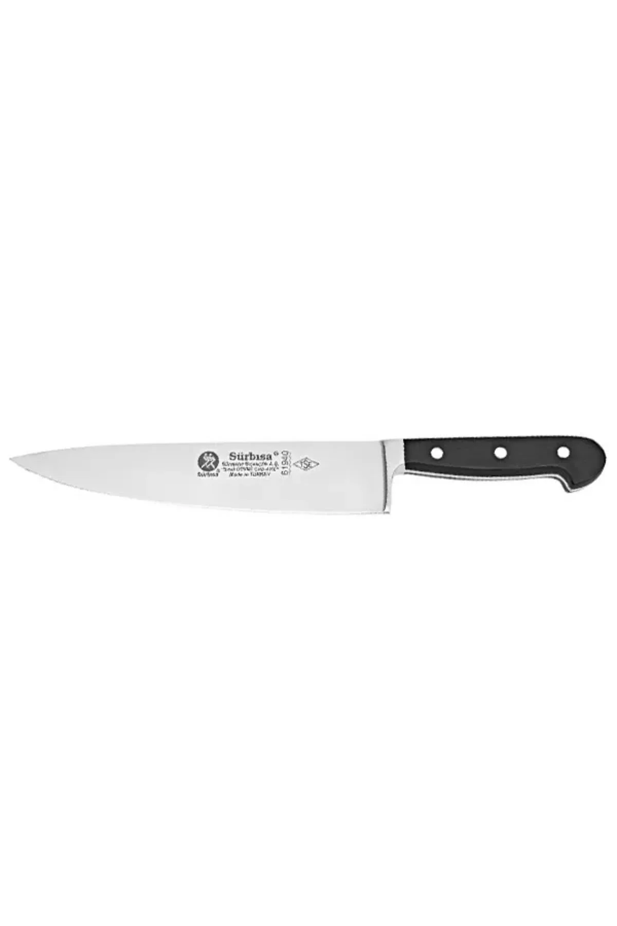 61940 - Sürmene Sıcak Dövme Şef Bıçağı 22,5 Cm - Görsel 2